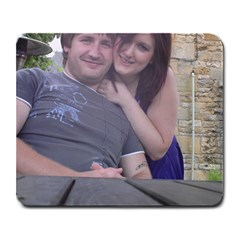 me and lee - Large Mousepad