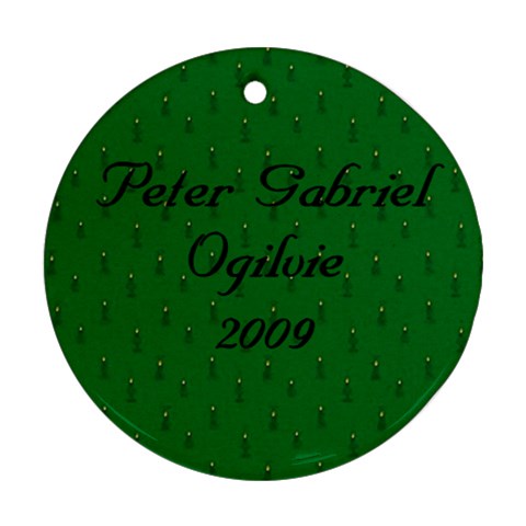 Peter Ornament 2009 By Sharon Back
