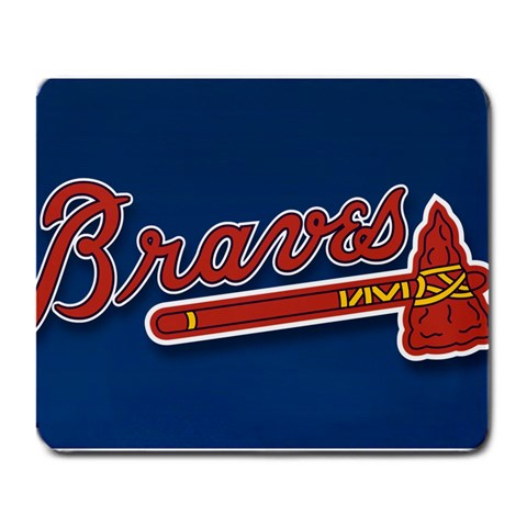 Atlanta Braves Mousepad By Sharon Fisher Front