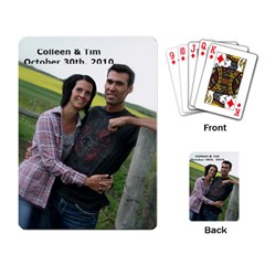 Wedding card - Playing Cards Single Design (Rectangle)
