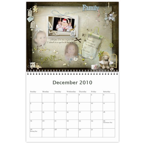 Our Calendar 2010 By Ramona Dec 2010