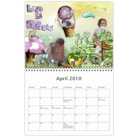 Our Calendar 2010 By Ramona Apr 2010