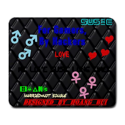 Hls   Hoang Love Susie By Hoang Bui 9.25 x7.75  Mousepad - 1