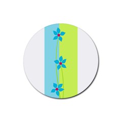 Spring Set Coaster 2 - Rubber Coaster (Round)