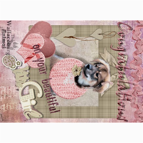 Dogcards2 By Lily Hamilton 7 x5  Photo Card - 6