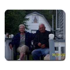 My Parents (loves them very much& misses them. - Large Mousepad