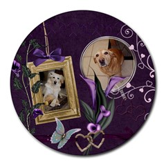 The dogs Mousepad - Round Mousepad