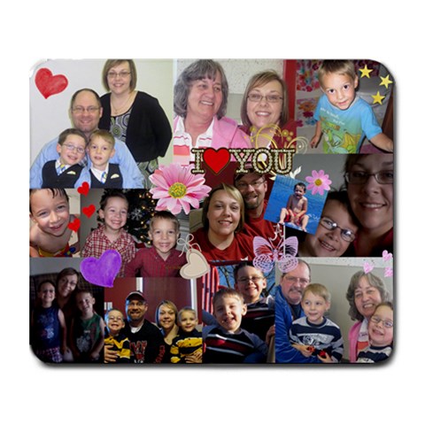 My Family By Jennifer 9.25 x7.75  Mousepad - 1