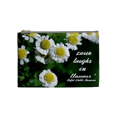 flower cos bag - Cosmetic Bag (Medium)