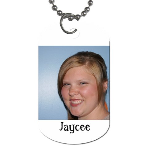 Jaycee Dog Tag By Christy Goodwin Front
