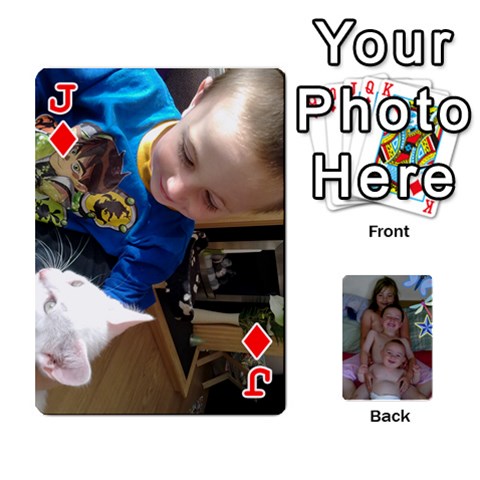 Jack Personalised Cards By Jemma Spring Front - DiamondJ
