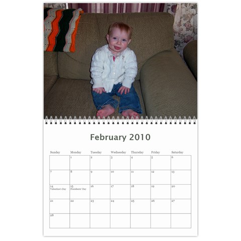 Janet Calendar By Beth Anderson Feb 2010