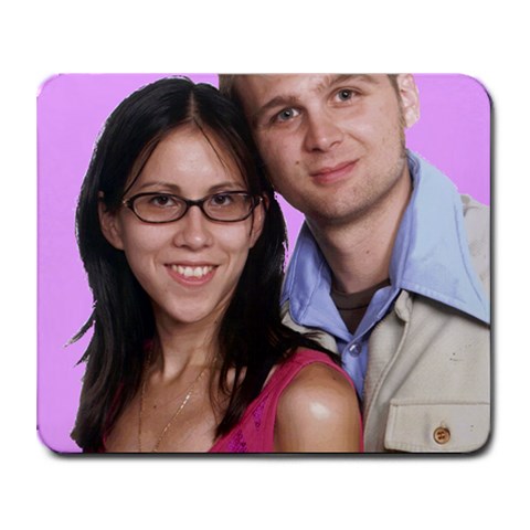 Jessica And Jordan Mouse Pad By Jessica Tyndall Oberrath 9.25 x7.75  Mousepad - 1