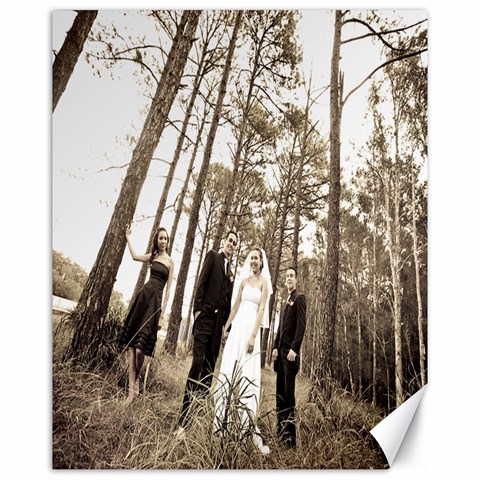 B & T Wedding Pics By Brooke 15.75 x19.29  Canvas - 1
