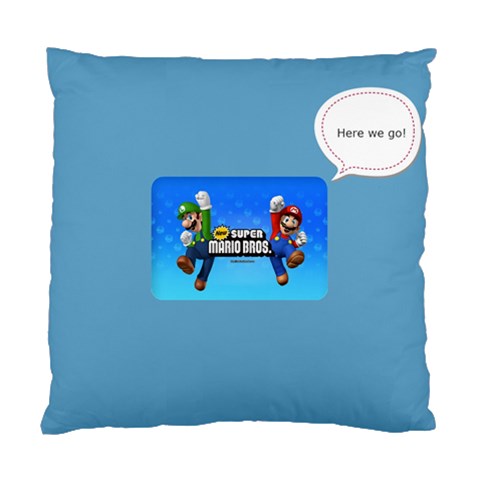 Super Mario Pillow By Cynthia Bencz Front
