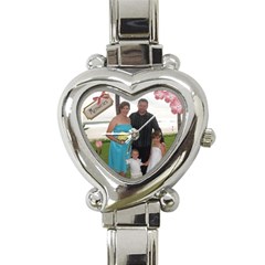 Our Family Watch - Heart Italian Charm Watch