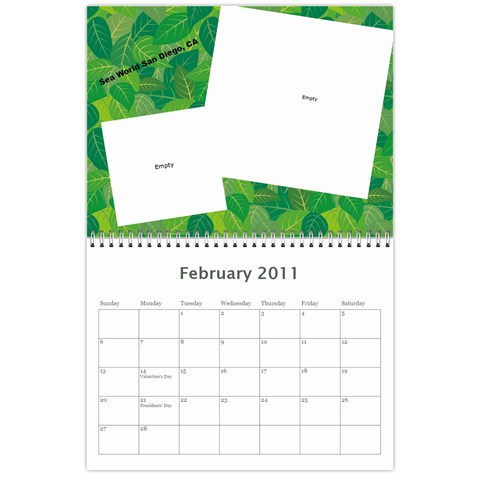 Adriana s Calendar By Anne Frey Feb 2011