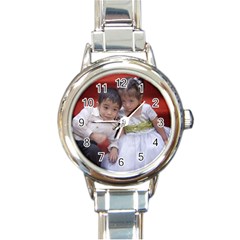 my watch - Round Italian Charm Watch