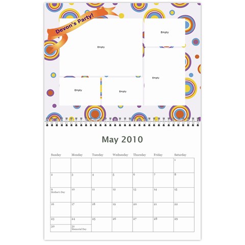 Mom Calendar By Cindy May 2010