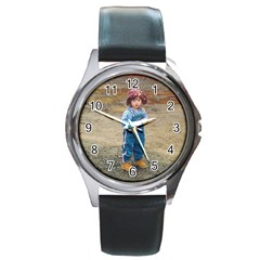 Round Metal Watch