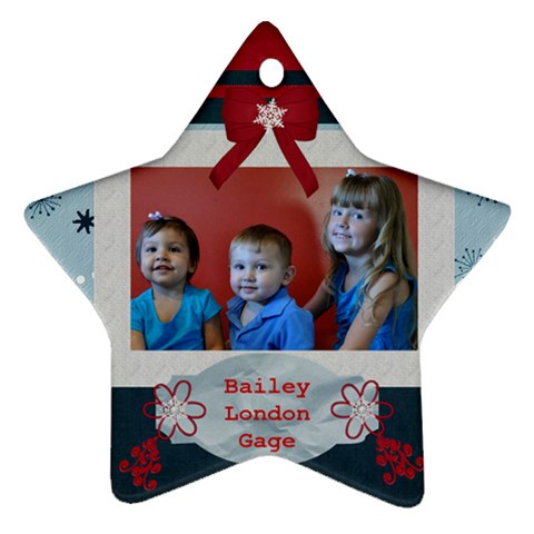 Star Ornament By Christy Fralin Front
