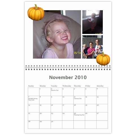 2010 Calendar By Nicole Nov 2010