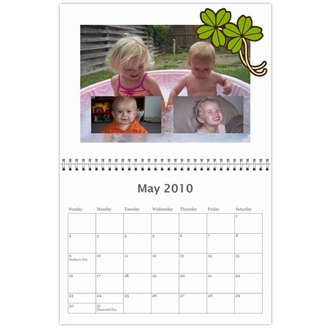 2010 Calendar By Nicole May 2010