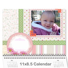 kalendar 2 - Wall Calendar 11  x 8.5  (12-Months)