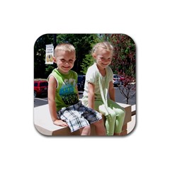kids coaster 7 - Rubber Coaster (Square)