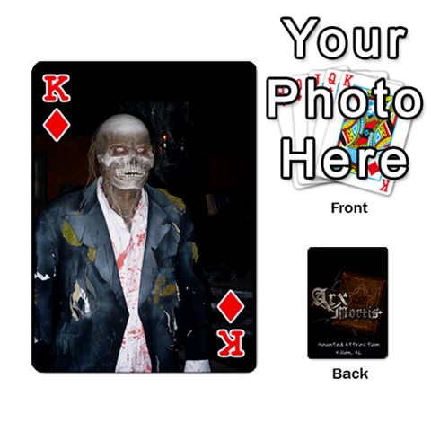 King Playing Cards 2 Sides Front - DiamondK