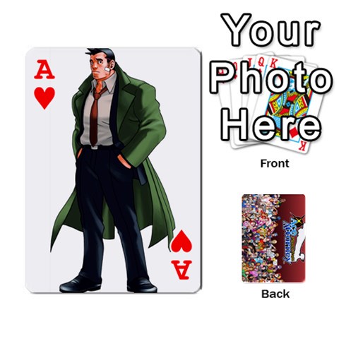 Ace Pwcards By Wes Front - HeartA