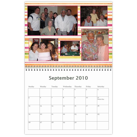 Grannys Calendar By Starla Smith Sep 2010