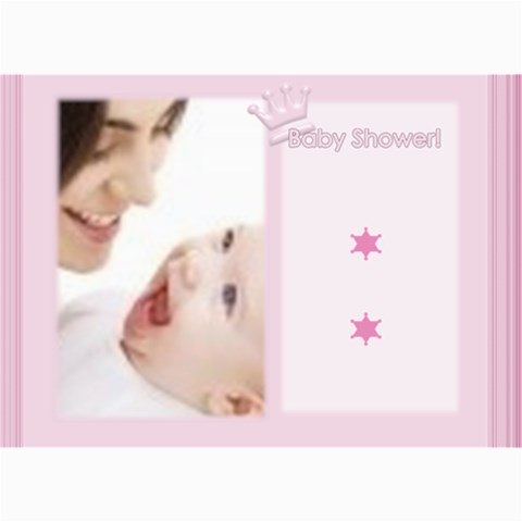 Baby Card By Joely 7 x5  Photo Card - 2