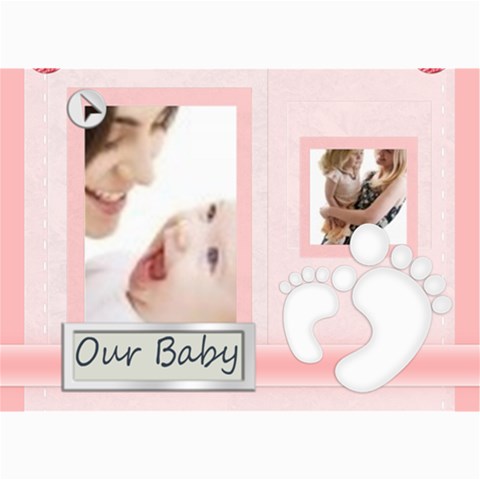 Baby Card By Joely 7 x5  Photo Card - 8