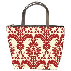 Bucket Bag - Red Toile