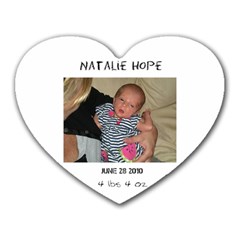 natalie - Heart Mousepad