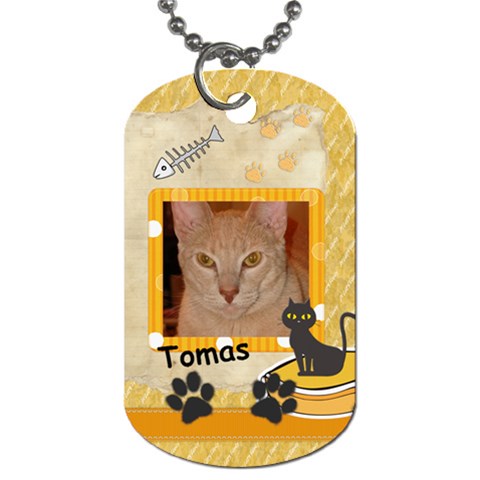 Tomas Dog Tag By Anne Frey Front