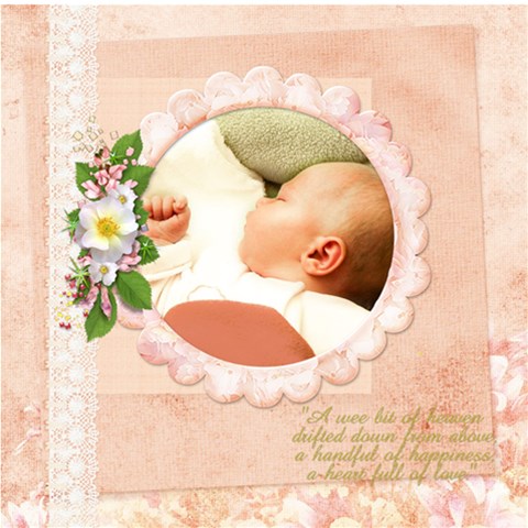 Wee One By Diann 12 x12  Scrapbook Page - 1