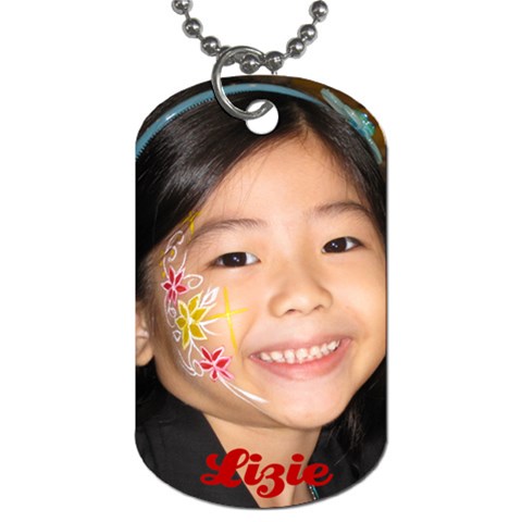 Kids Dogtag By Pinkishviolet Back