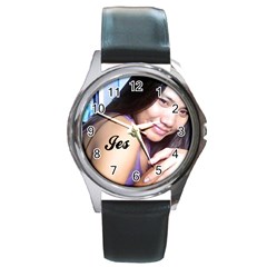 I am excited to wear this watch already...tagal ng shipping =P - Round Metal Watch