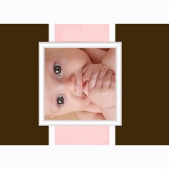 Pink For Baby  - 5  x 7  Photo Cards