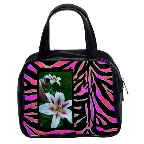 Psychadelic Zebra Handbag Template By Catvinnat Front