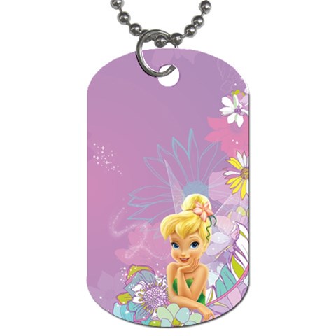 Tinkerbell Dog Tag By Kim Larose Front