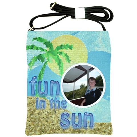 Fun In The Sun Sling Bag By Catvinnat Front