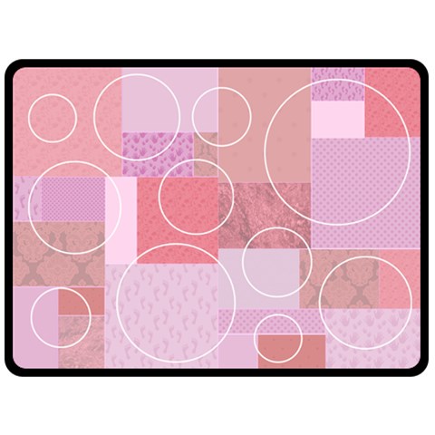 Baby Girl Patchwork Quilt By Klh 80 x60  Blanket Front
