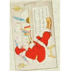Vintage Santa Claus - Greeting Card 5  x 7 