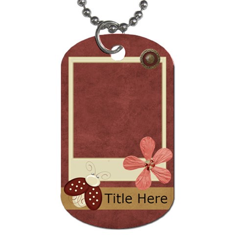 Blissfull Bella Dog Tag2 By Bitsoscrap Front