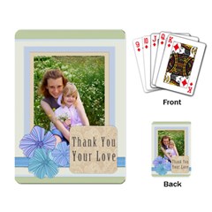 thank you your love - Playing Cards Single Design (Rectangle)