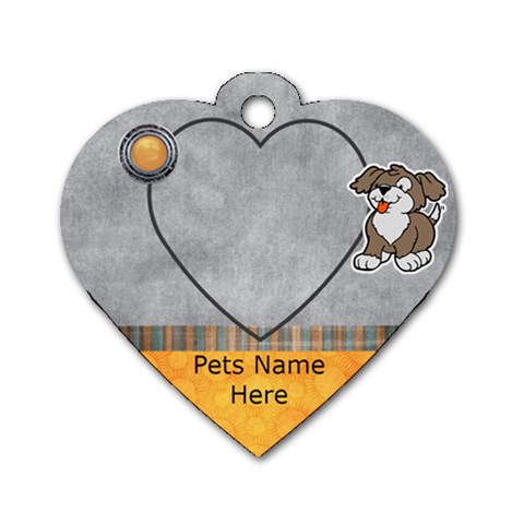 Cuddle Time Pet Tag Front