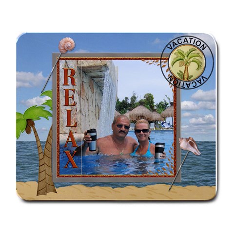 Vacation Mouse Pad By Lil Front